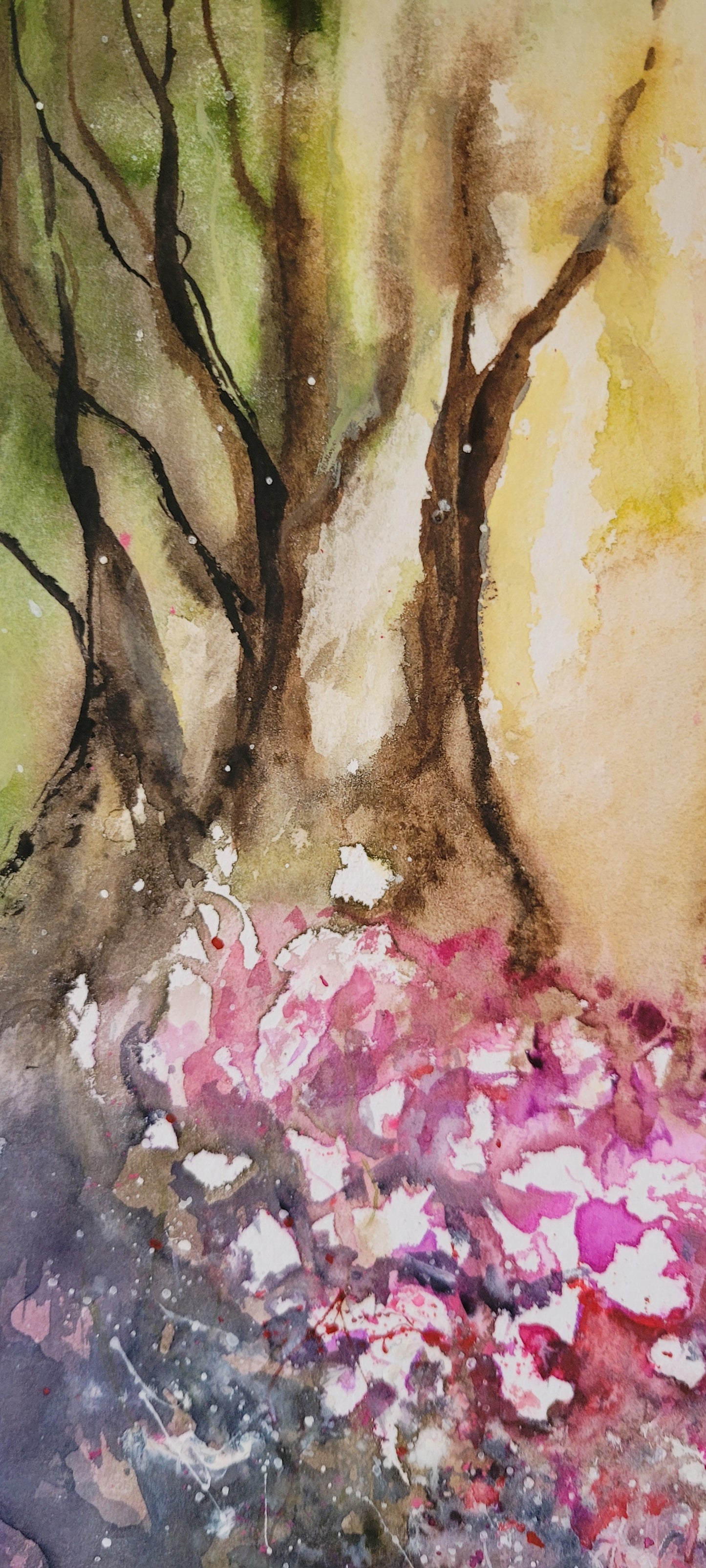 Watercolour ´Morning light´, 30x40cm