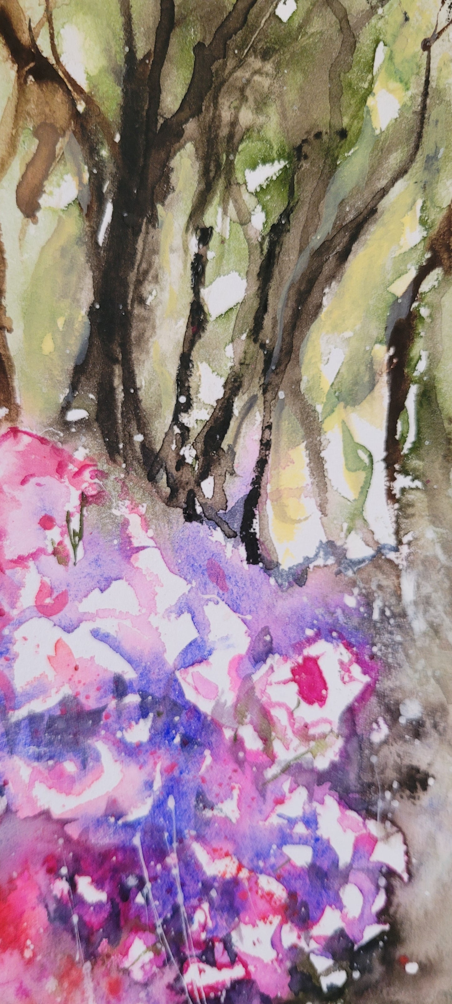 Watercolour ´Morning light´, 30x40cm