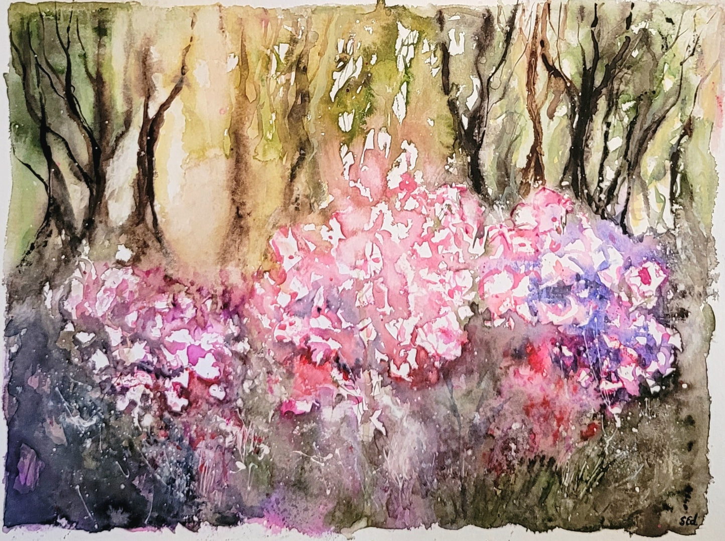 Watercolour ´Morning light´, 30x40cm