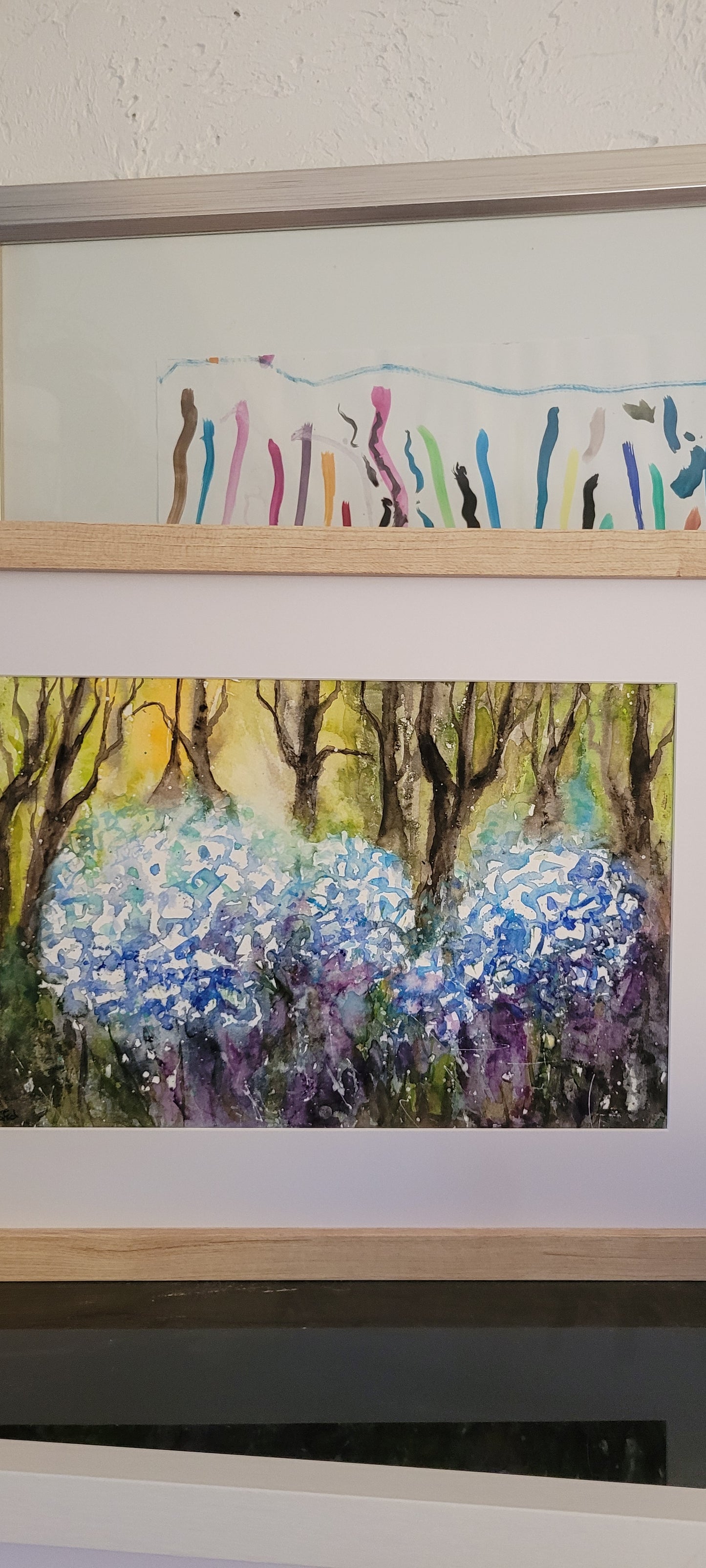 Watercolor ´Blooms at the edge of the forest´, 20x30cm