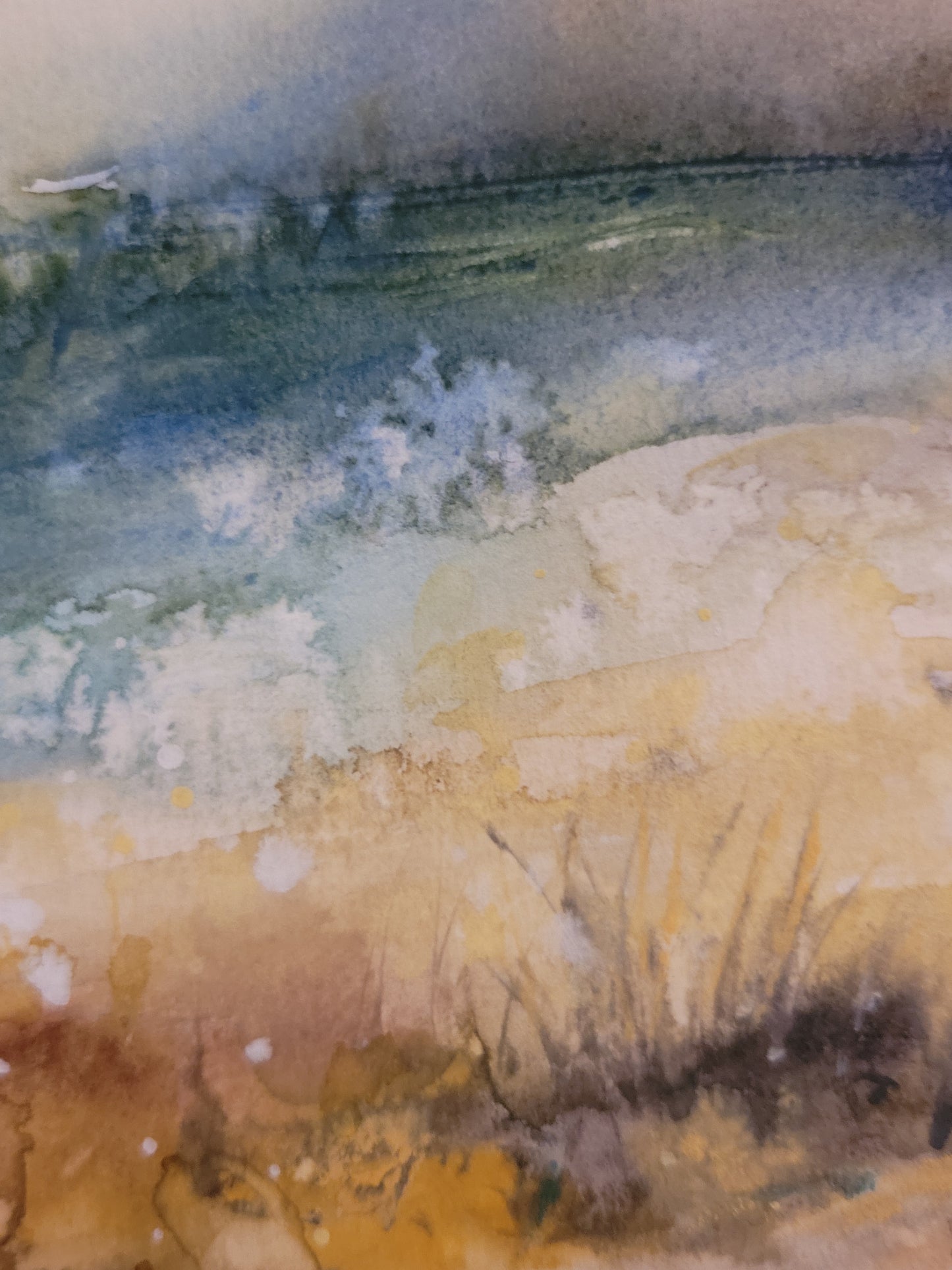 Watercolor ´Híking to where your soul takes you´,  20x30cm