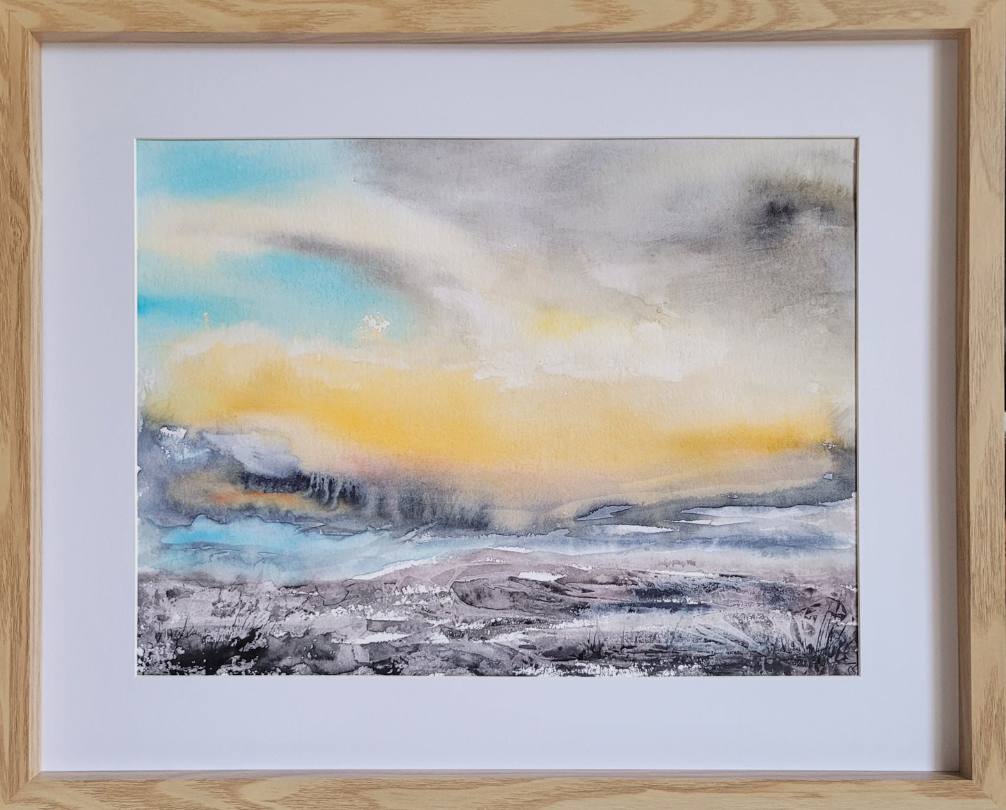 Watercolor ´The sound of silence, 30x40cm