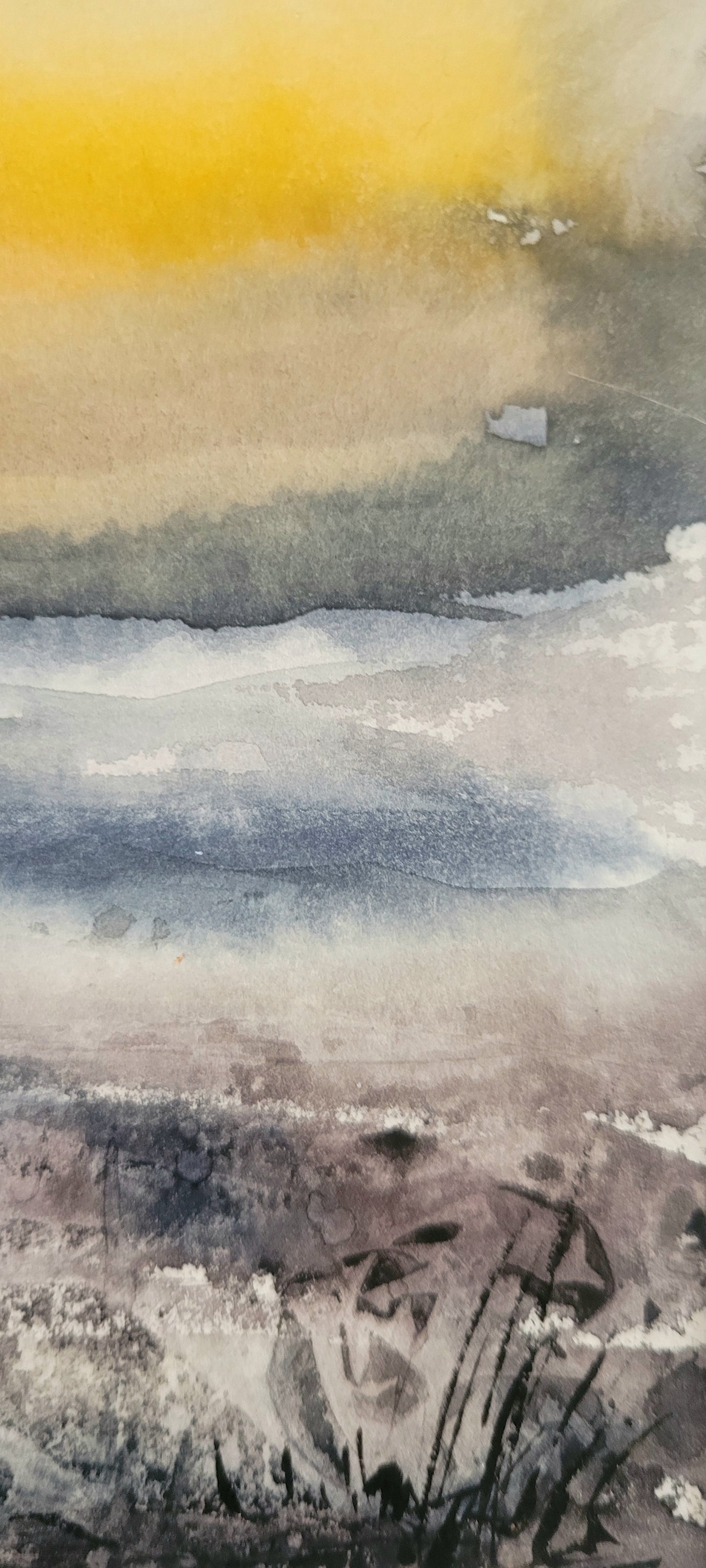 Watercolor ´The sound of silence, 30x40cm