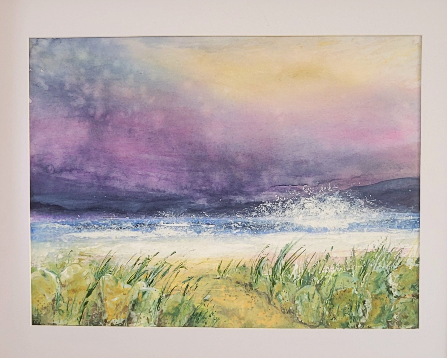 Watercolor ´Finally at the sea´, 30x40cm
