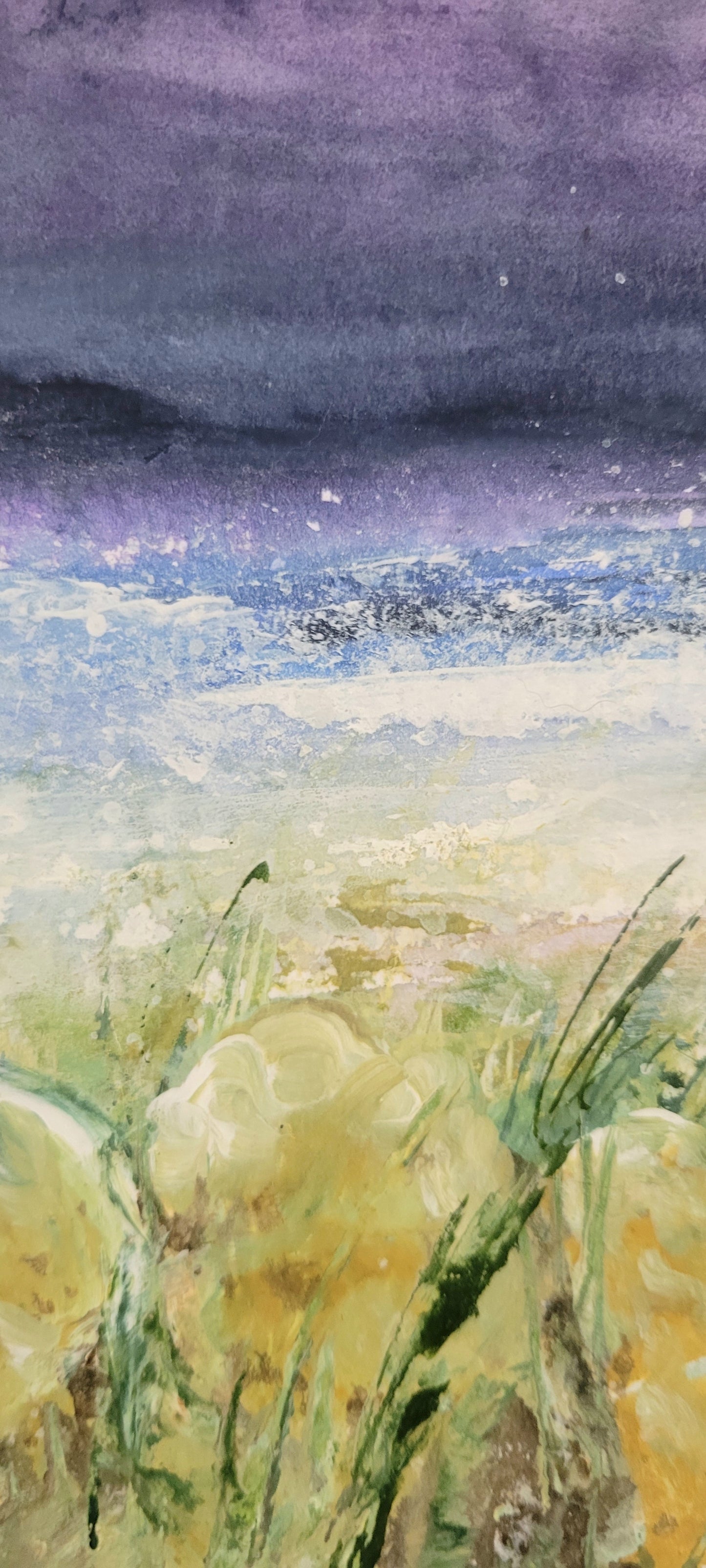 Watercolor ´Finally at the sea´, 30x40cm