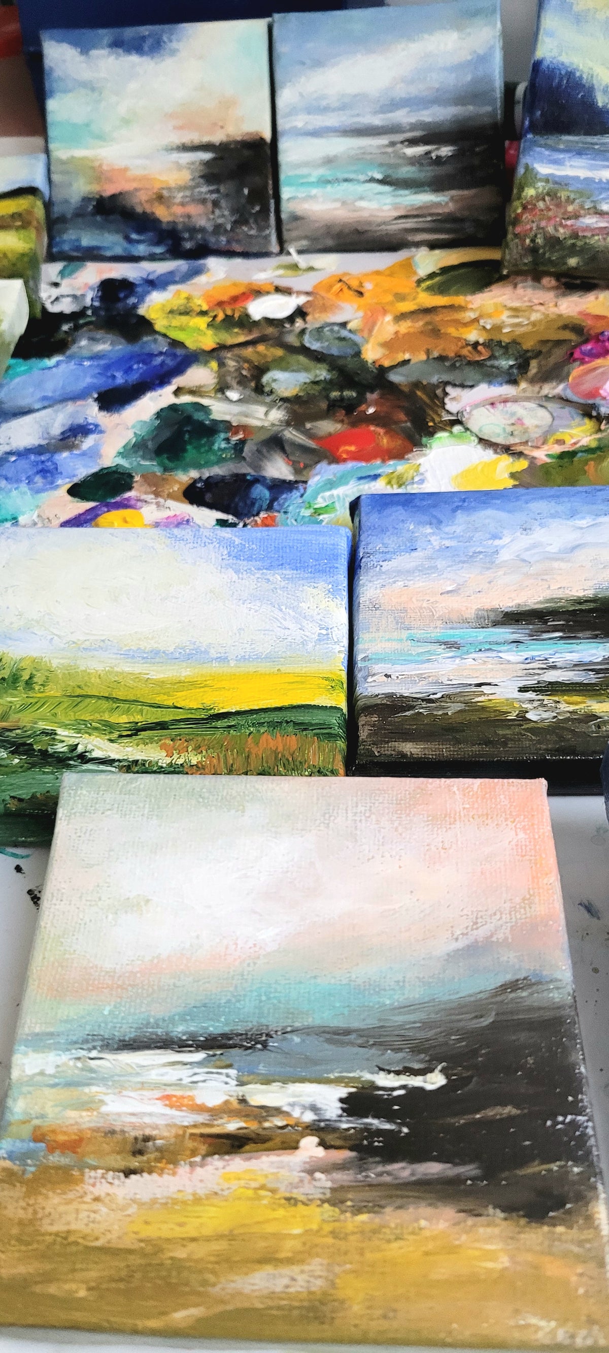 ´California Coast´, 10x10 cm
