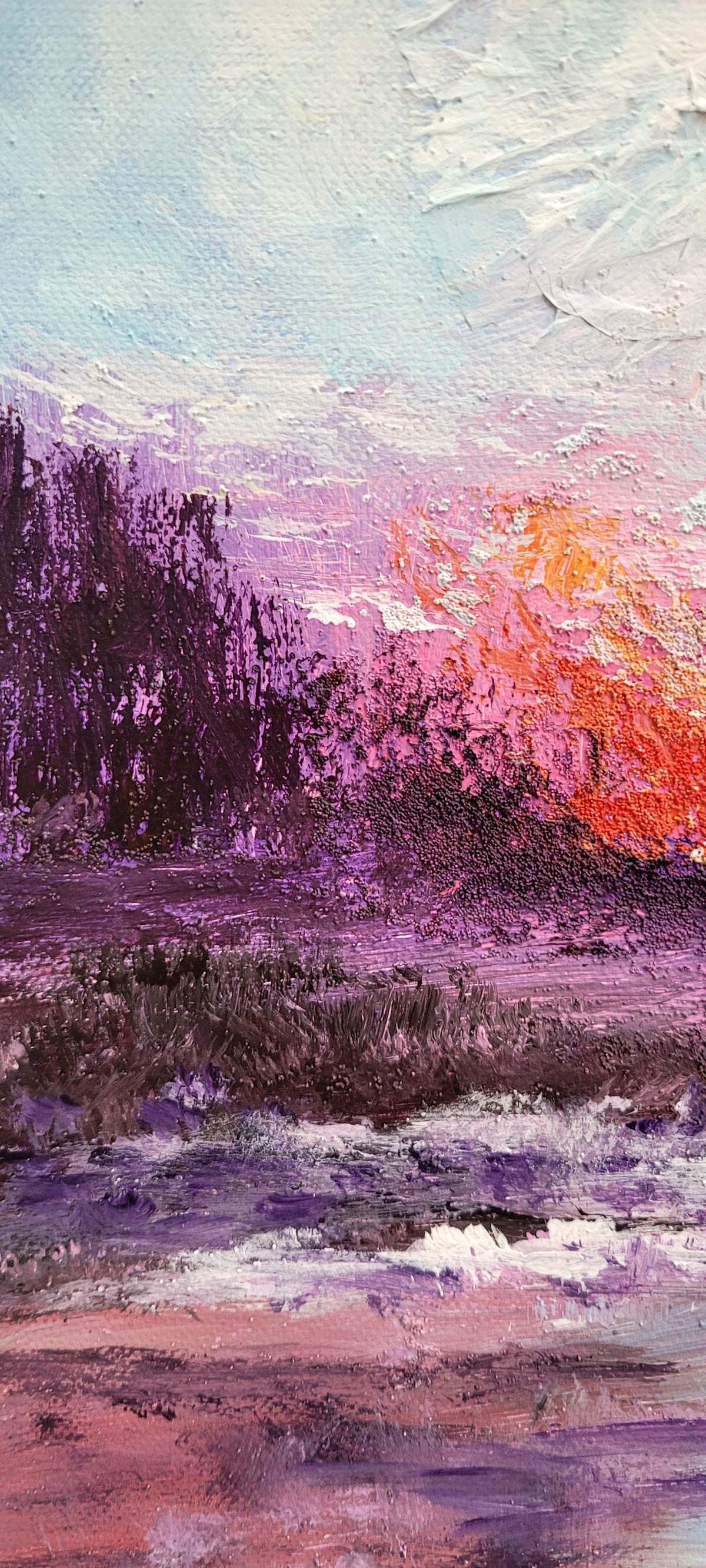 Heathery landscapes´, 40x40cm