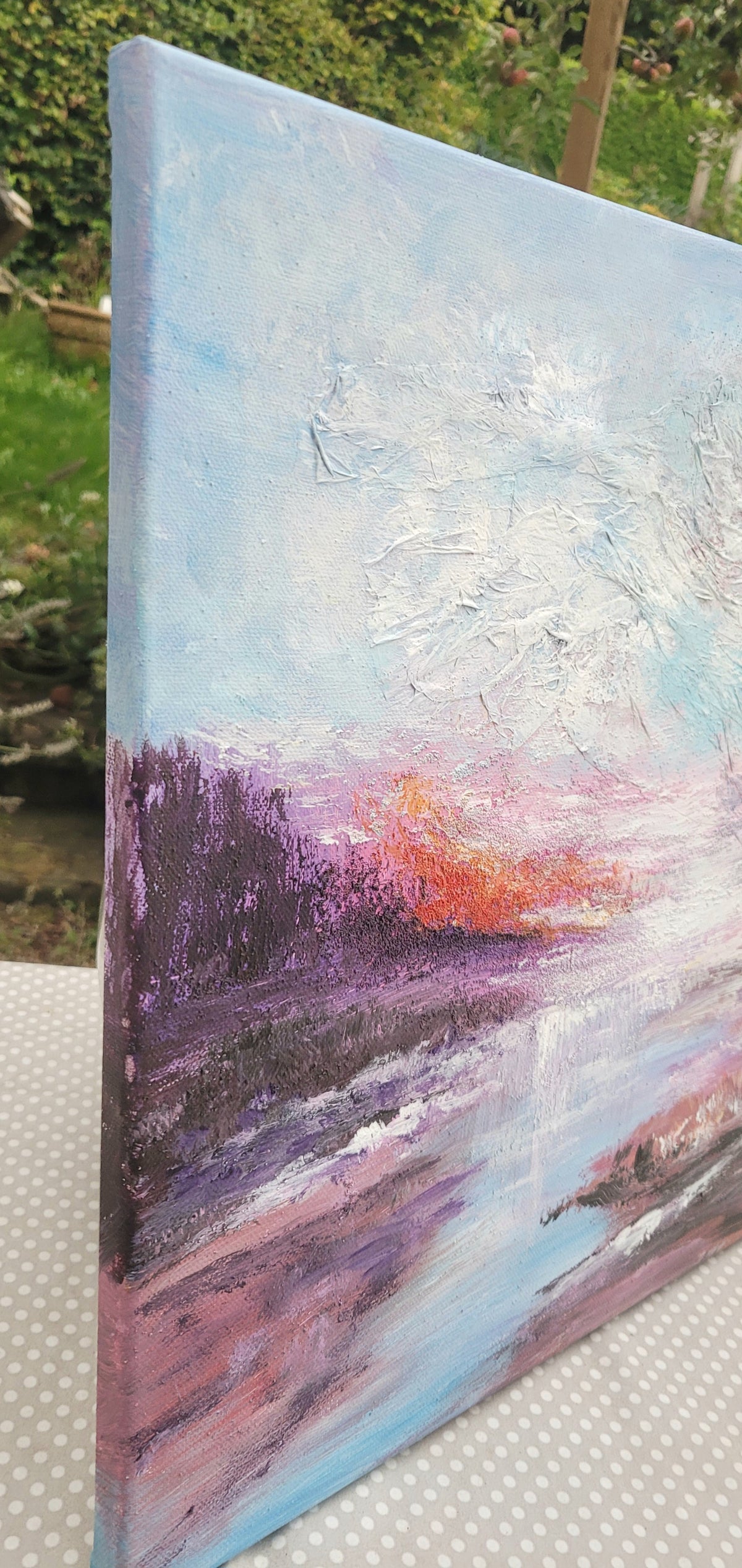 Heathery landscapes´, 40x40cm
