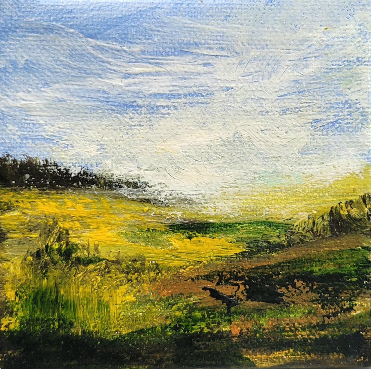 ´Eifel III´, 10x10 cm