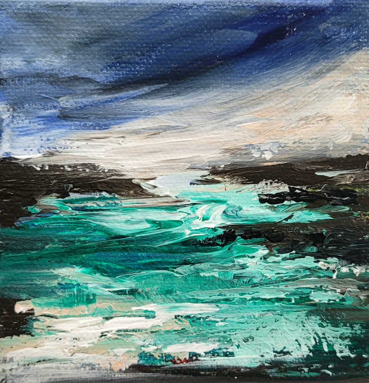 ´Cornwall II´, 10x10 cm