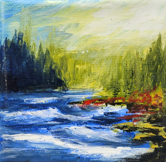 ´Vancouver Island III´, 10x10cm