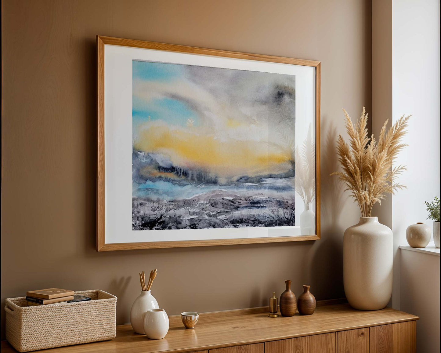 Watercolor ´The sound of silence, 30x40cm