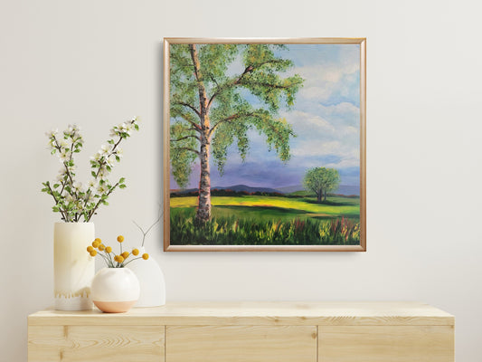 Coming home, 60x60cm