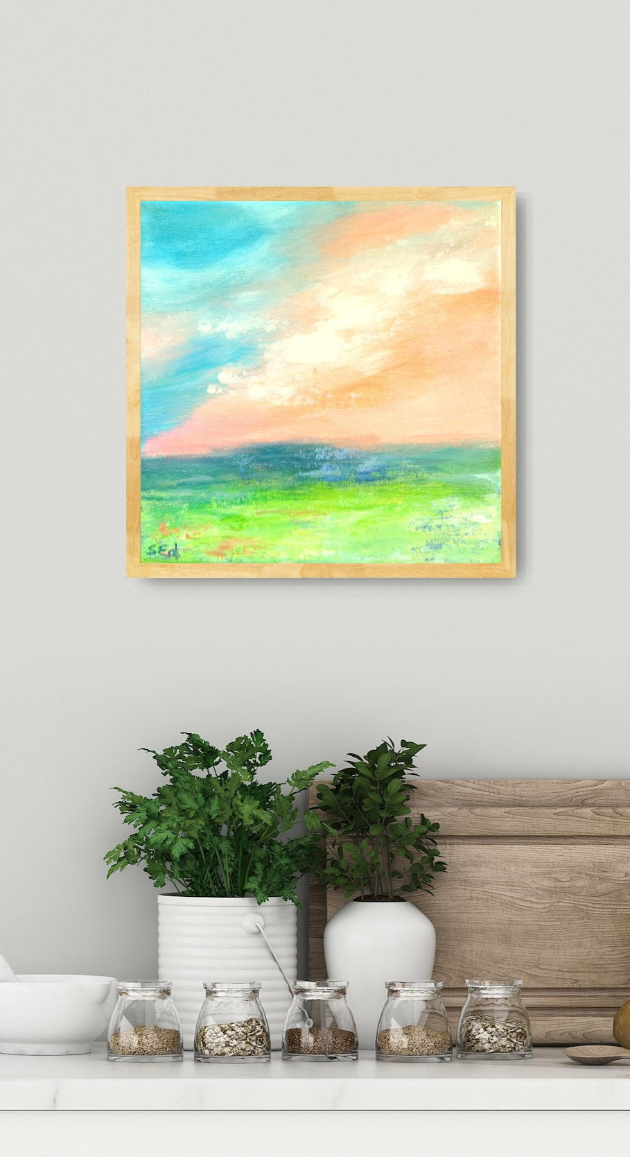´Dreaming of tomorrow´, 20x20cm