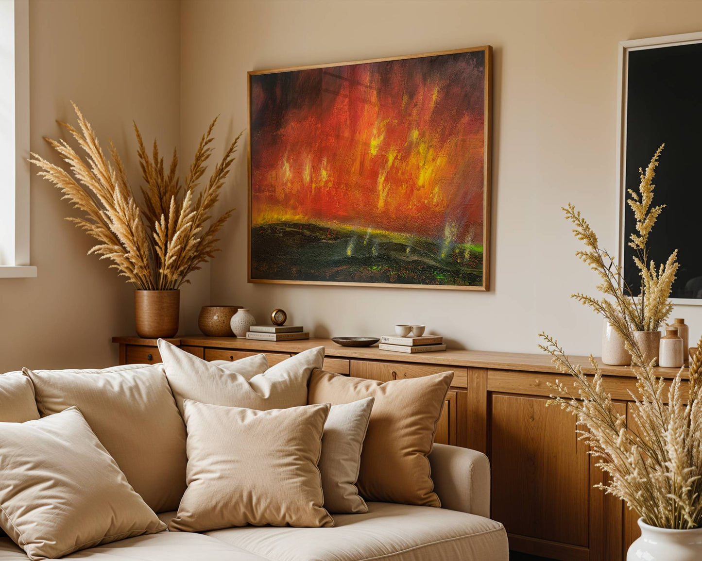 Eifel is burning, 40x50 cm