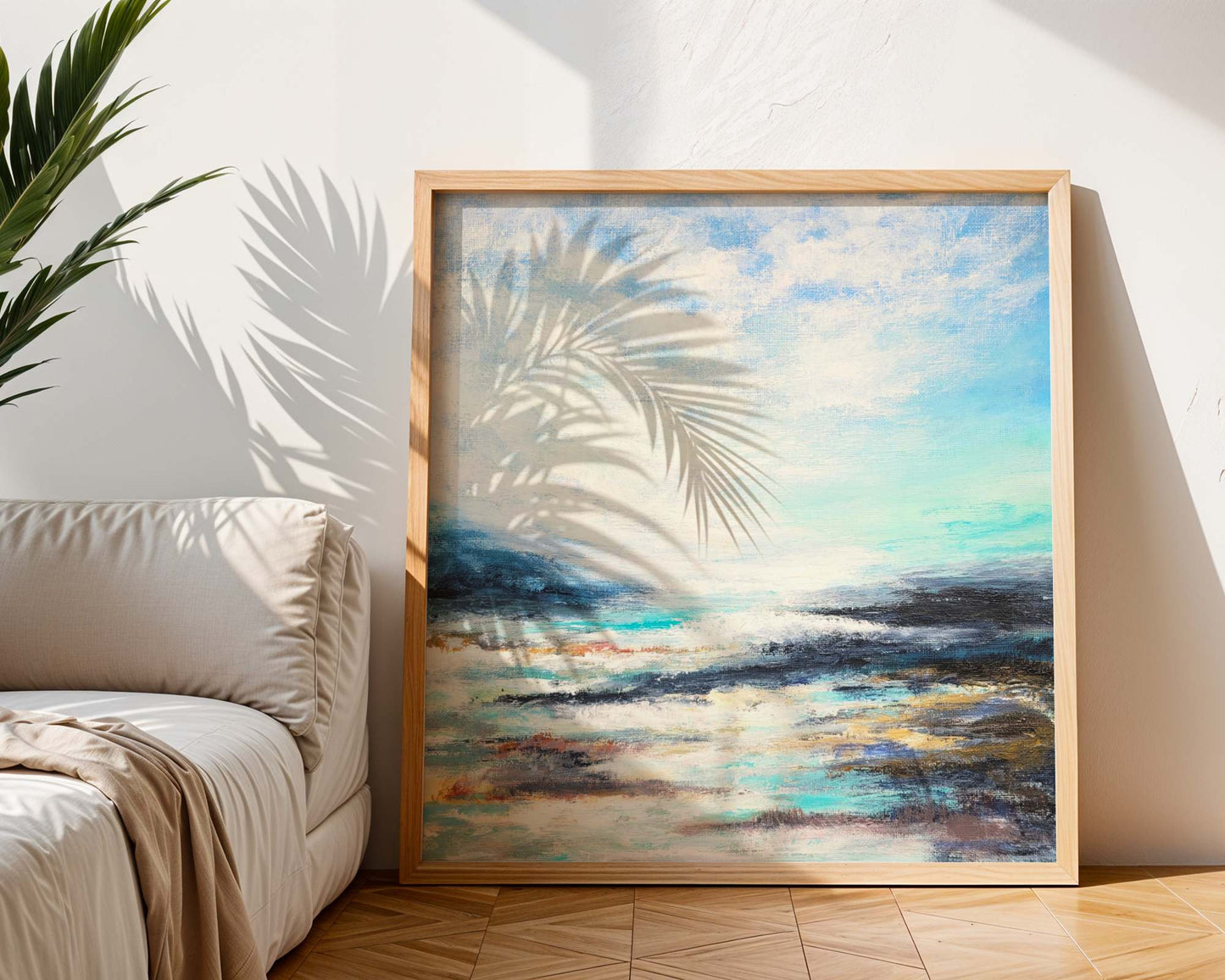 Salty waters, 30x30cm