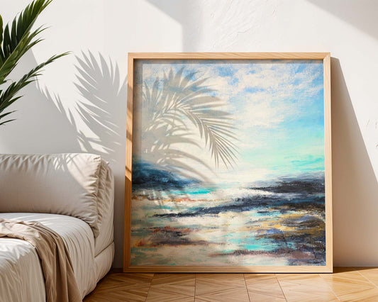 Salty waters, 30x30cm