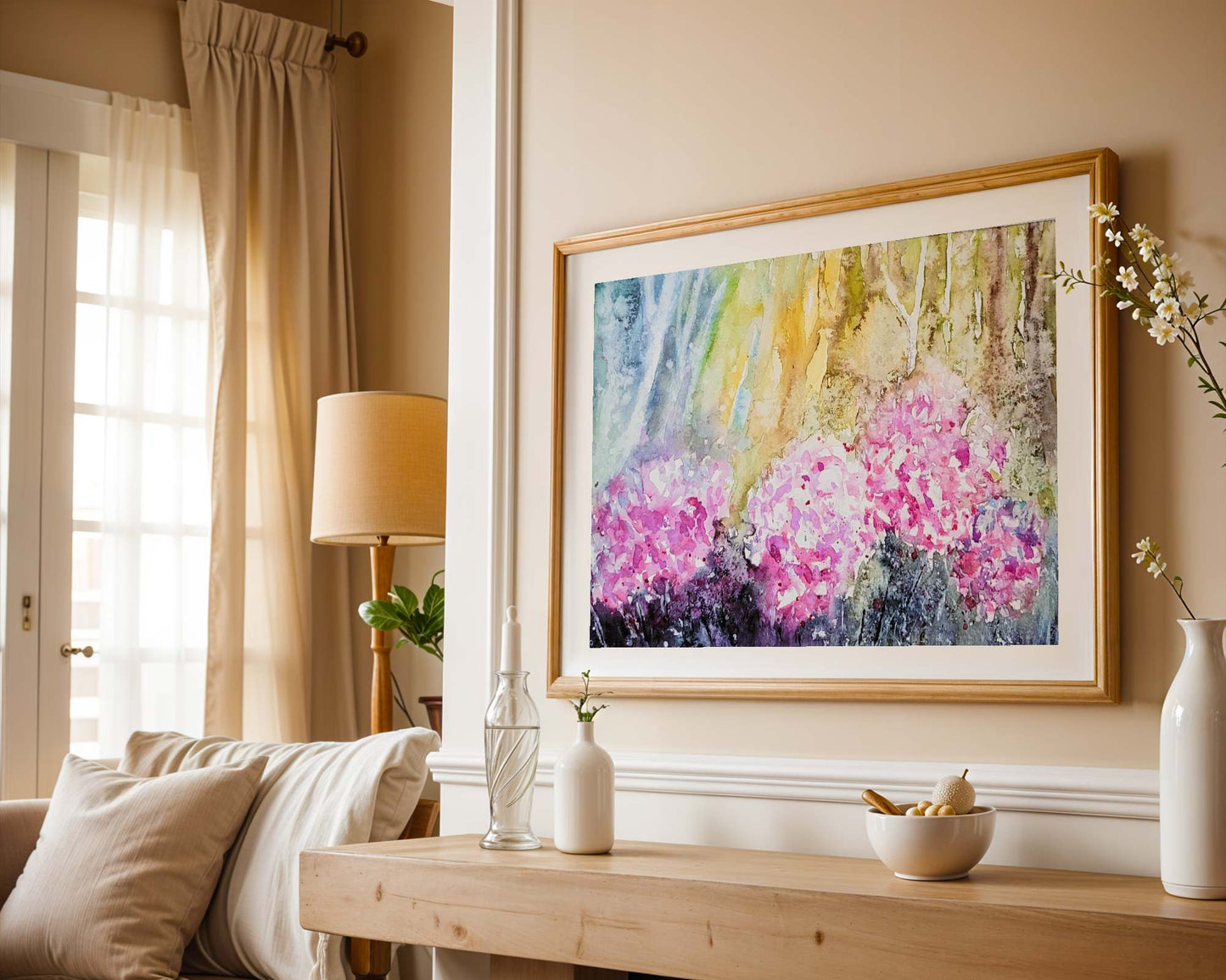 Watercolor ´Morninglight II´, 20x30cm