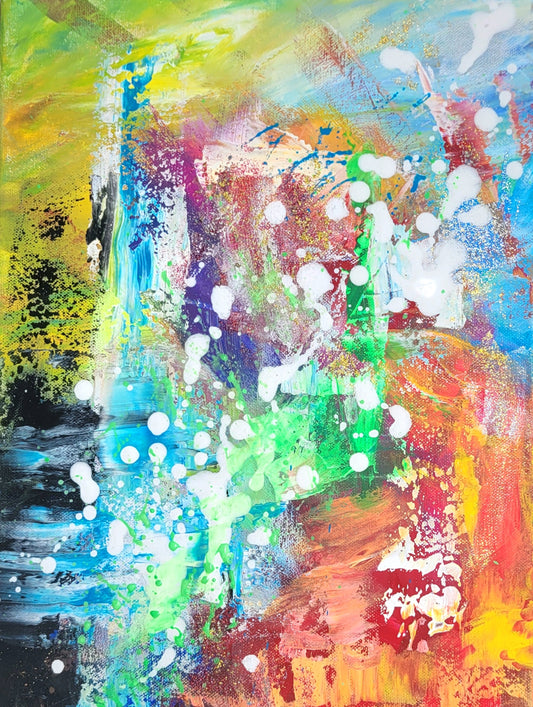 'That green light', 40x30cm