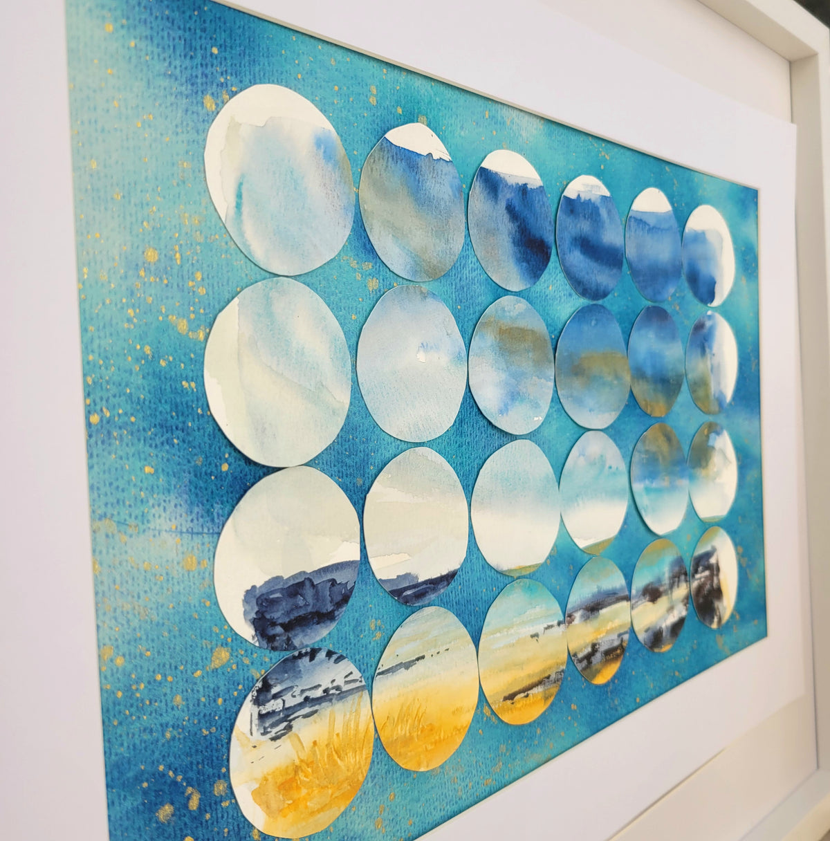 ´24 Circles´, 27x38cm (approx. 10.6 × 15.0 inches)