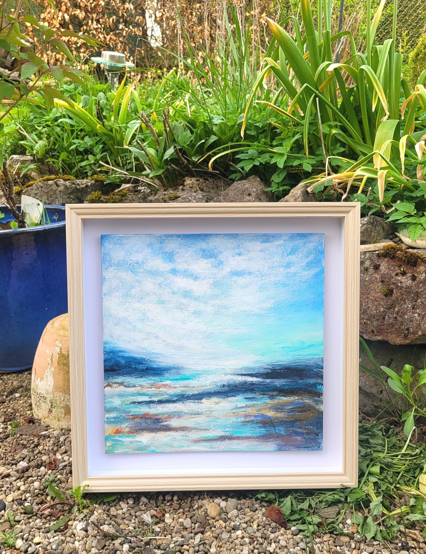 Salty waters, 30x30cm