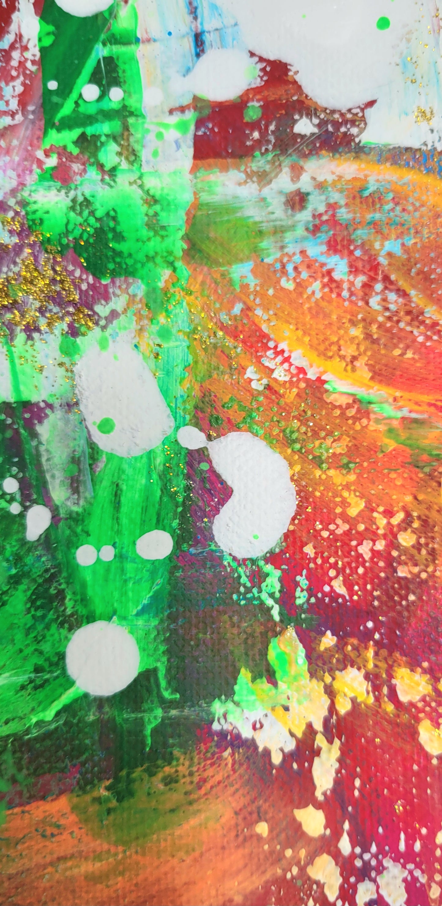 'That green light', 40x30cm