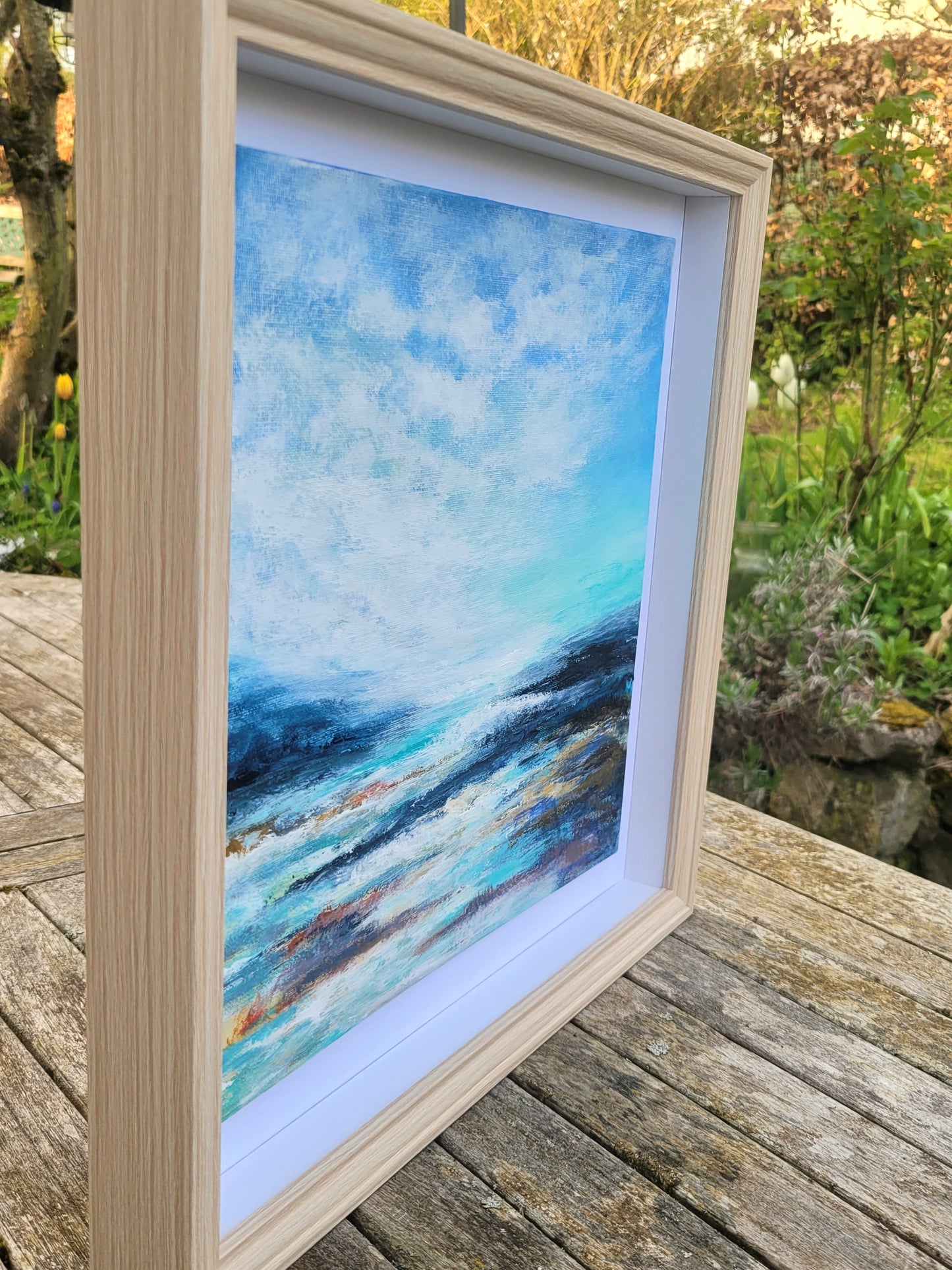 Salty waters, 30x30cm
