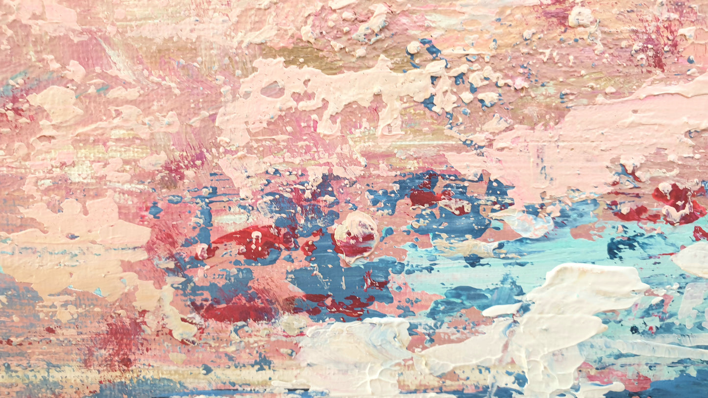 Añorando el mar, 80x80 cm