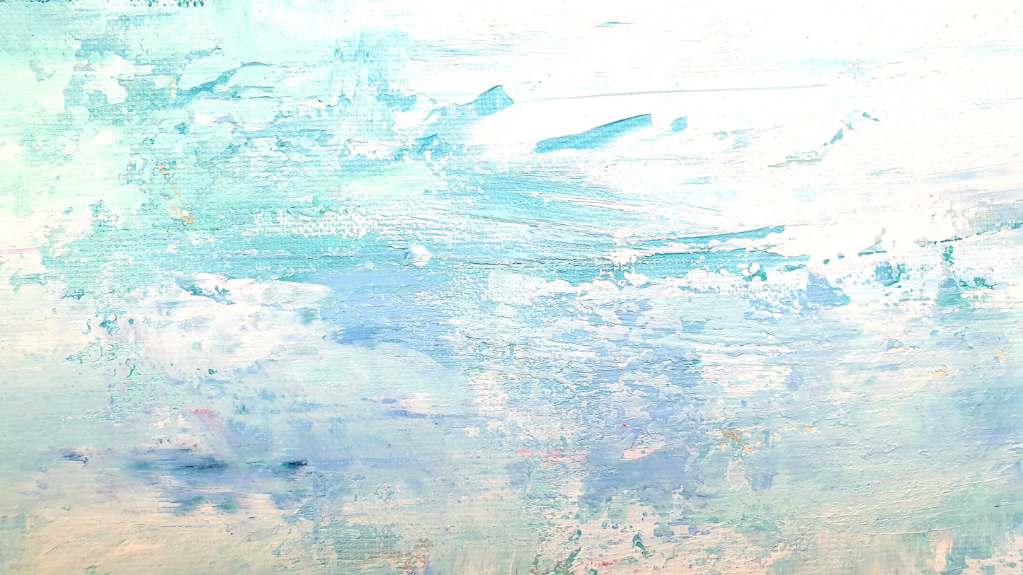 Añorando el mar, 80x80 cm