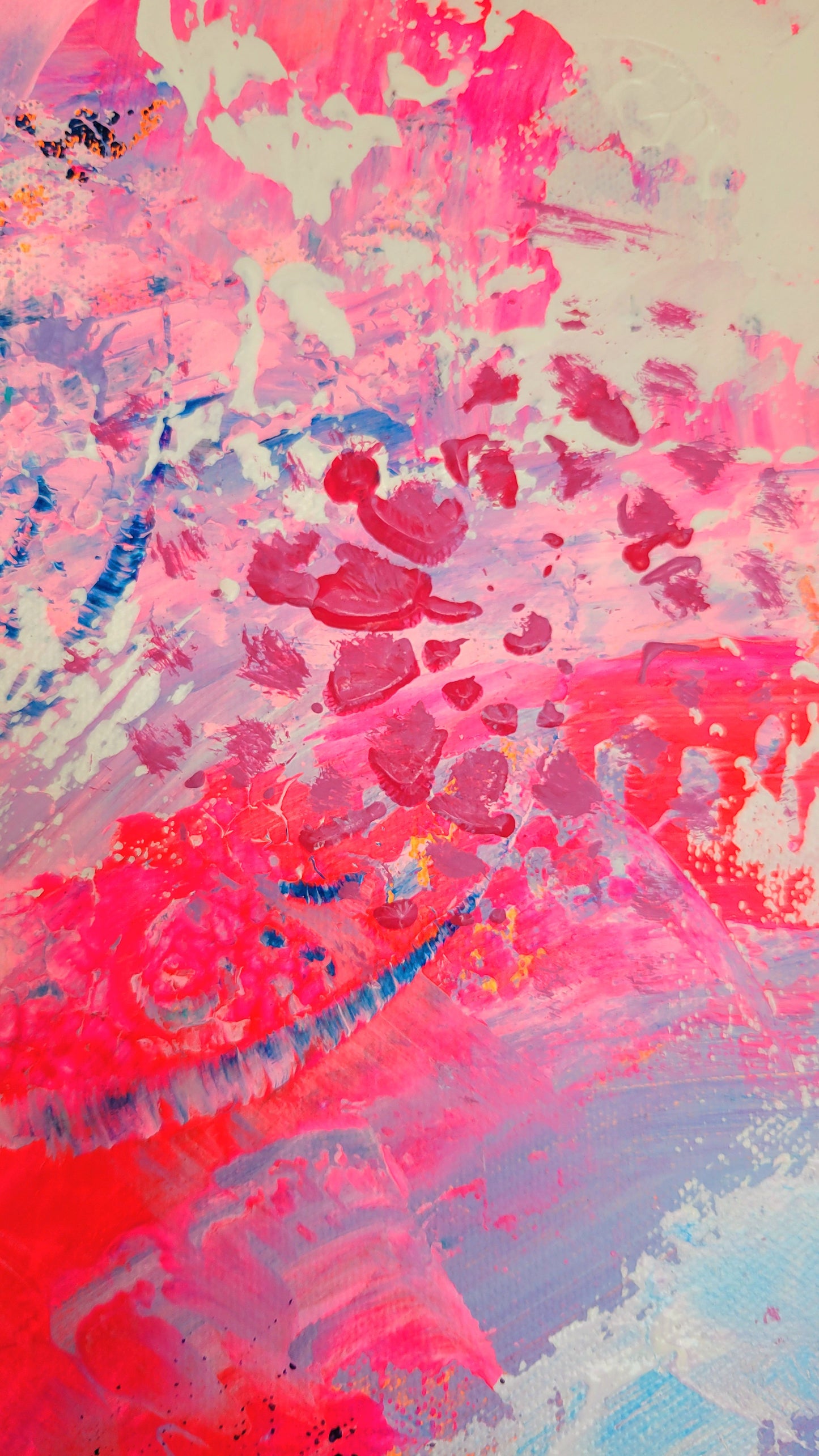 Mar vibrante, 90x80 cm