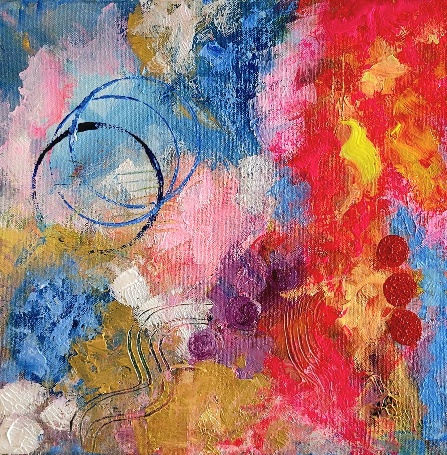 Colorful sky, 30x30cm