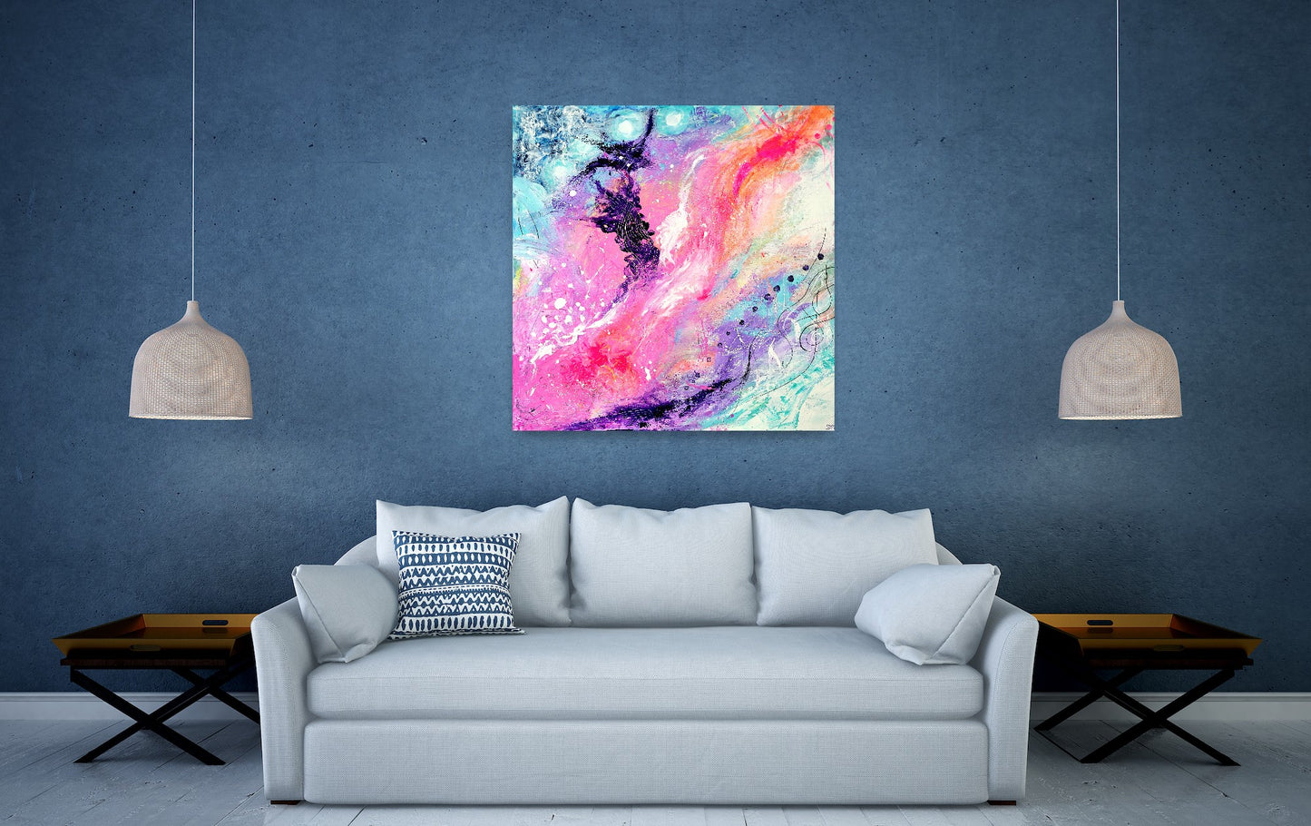 Free mind, 90x90 cm