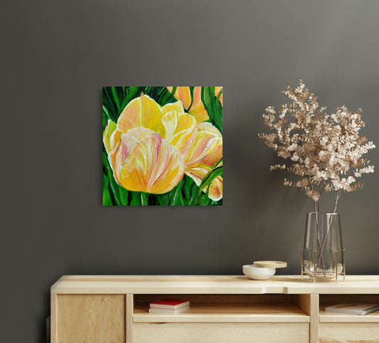 Valentine tulip, 30x30 cm